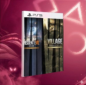 Resident Evil 7 Gold Edition & Village Gold Edition PS4 & PS5 PS5 Midia Digital