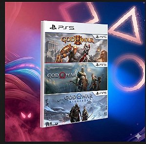 God Of War Trilogy PS5 PS4 Midia Digital