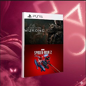 Black Myth: Wukong + Spider Man 2 PS5 Midia Digital