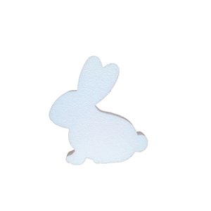 Coelho De Isopor 15cm Para Decoração De Páscoa e Festas