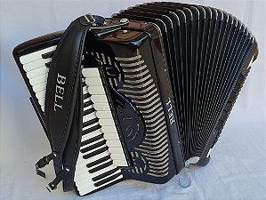 Acordeon 120 Baixos Bell Polifônica (voz bincci feito a mão)