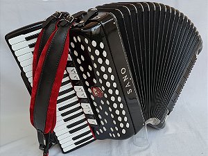 Acordeon 120 Baixos Sano Dupla Ressonância Impecável