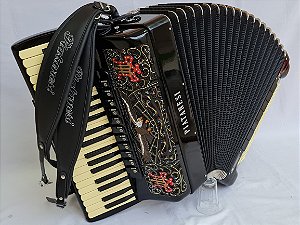 Acordeon 120 Baixos Piatanesi Professional Cassotto