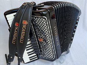 Acordeon 120 baixos Scandalli Cordovox 3ª de vóz impecável