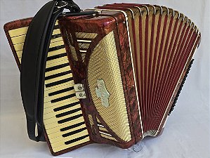 Acordeon 80 Baixos Todeschini Dente de Coelho