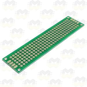 Placa de Circuito Impresso Ilhada 2X8 (168 furos)