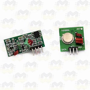 Módulo Wireless RF 315MHz (Transmissor e Receptor)