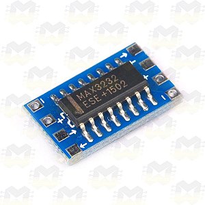 Mini Módulo MAX3232 Conversor Serial RS232 para TTL