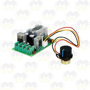 Controlador PWM 20A 10V a 60V para Velocidade de Motor DC