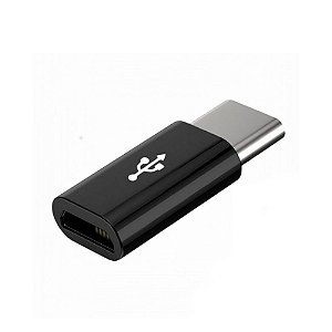 Adaptador Micro USB para USB-C 3.1 Macho (Tipo-C) Preto