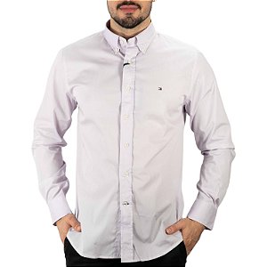 Camisa Tommy Hilfiger Regular Fit  Lavender