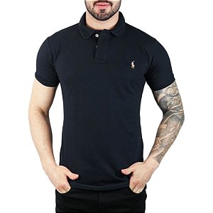 Camisa Polo RL Colored Azul Petróleo