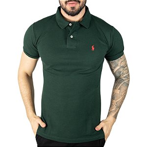 Camisa Polo RL Verde Militar