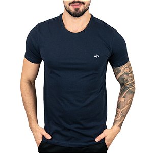 Camiseta AX Azul Marinho