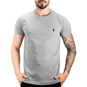 Camiseta Básica RL Cinza Escuro