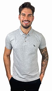 Camisa Polo Piquet Reserva Cinza