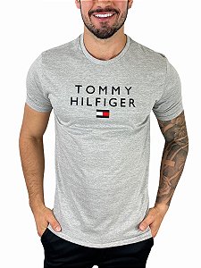 Camiseta Tommy Hilfiger Cinza