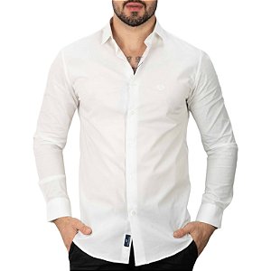 Camisa VersatiOld Custom Slim Fit Branca