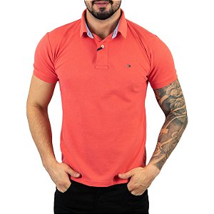 Camisa Polo Tommy Hilfiger Coral - SALE