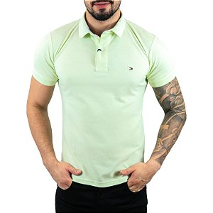 Camisa Polo Tommy Hilfiger Verde Claro