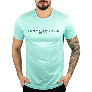 Camiseta Tommy Hilfiger 1985 Azul Capri