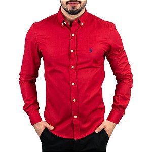Camisa RL Custom Fit Vermelha