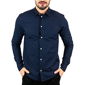 Camisa Reserva Algodão Custom Fit Petróleo