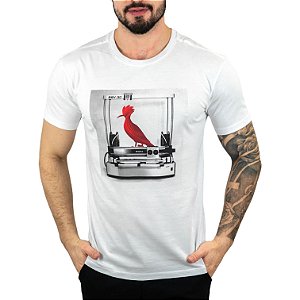 Camiseta Reserva 3D Print Branco