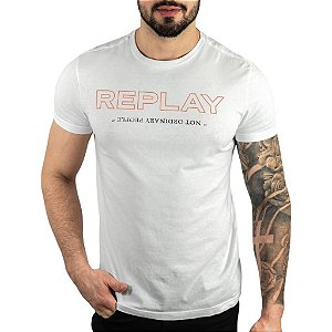 Camiseta Replay Branca