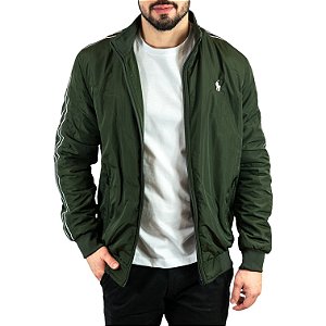 Jaqueta Corta Vento RL Verde Militar C/ Listra