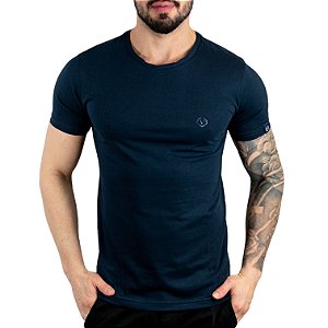 Camiseta Básica VersatiOld Pima Cotton Azul Marinho