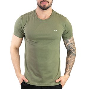 Camiseta AX Verde Musgo - SALE