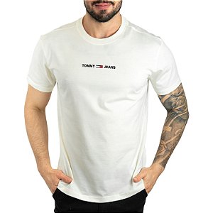 Camiseta Tommy Jeans Off White