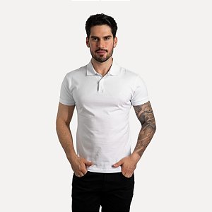 Camisa Polo Forum Algodão Branca