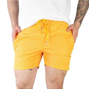 Shorts Red Feather All Beers Laranja