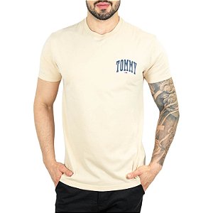 Camiseta Tommy Jeans New York Bege