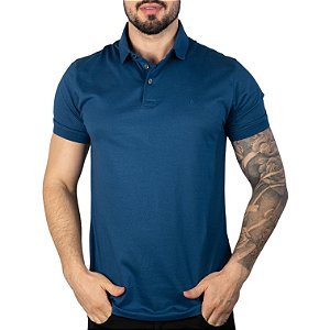 Camisa Polo Tommy Hilfiger Azul Marinho - Outlet360