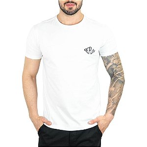 Camiseta Replay Embroidery Branca