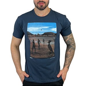 Camiseta Reserva Fim De Tarde Marinho