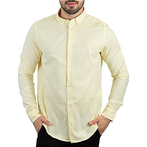Camisa Reserva Oxford Custom Fit Amarela