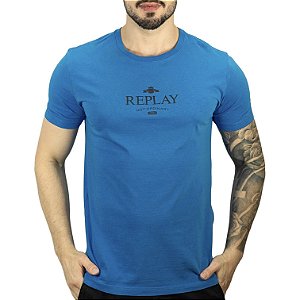 Camiseta Replay 1981 Azul