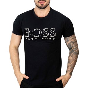 Camiseta Boss Contor Preta