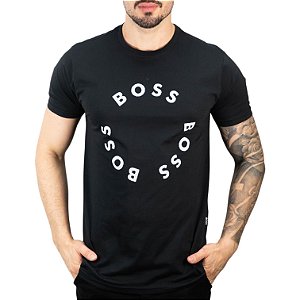 Camiseta Boss Big Circle Preta