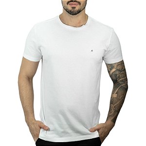 Camiseta Replay Básica Branca - SALE
