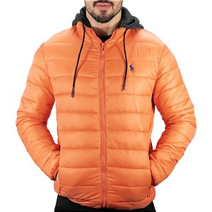 Jaqueta Puffer RL Laranja