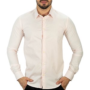 Camisa Reserva Algodão Custom Fit Rosa