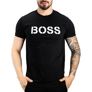 Camiseta Boss Big Logo Preta