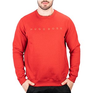 Moletom Boss Monocromático Vermelho