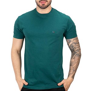 Camiseta Básica Tommy Jeans Verde