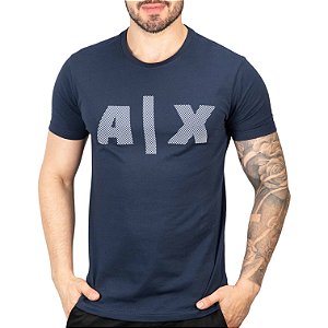 Camiseta AX Risque Azul Marinho - SALE